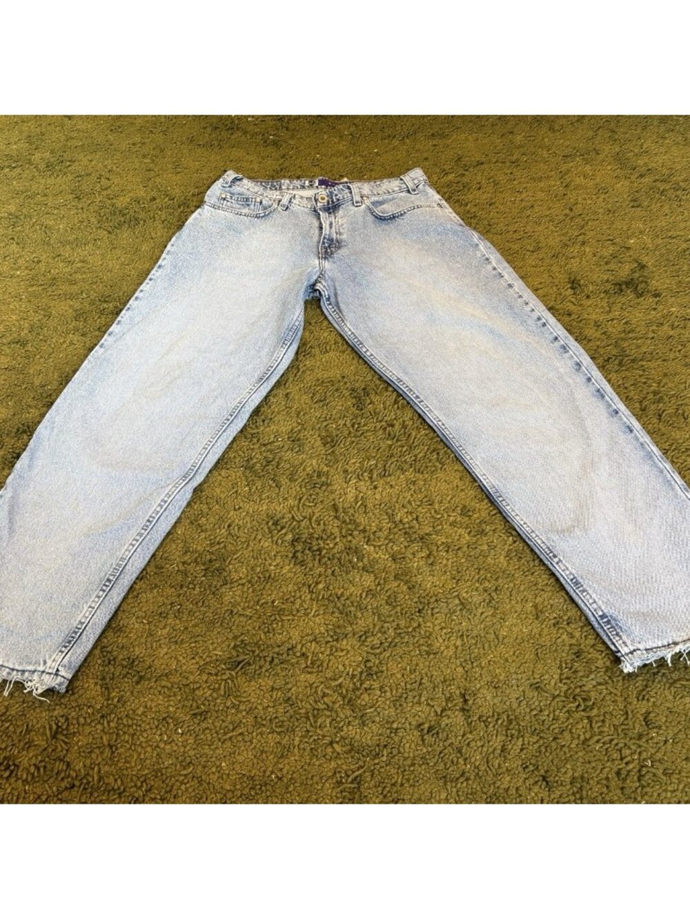 silver tab baggy jeans mens 32 Denim Silvertab Levi’s Blue Stonewashed Vintage